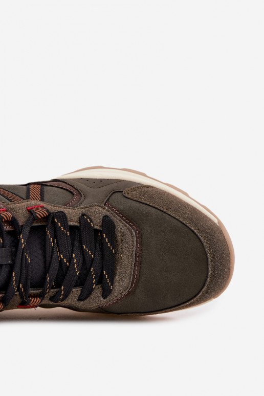 Buty Trekkingowe Męskie WRANGLER WEST MEN MID 20253027 Ciemnozielone