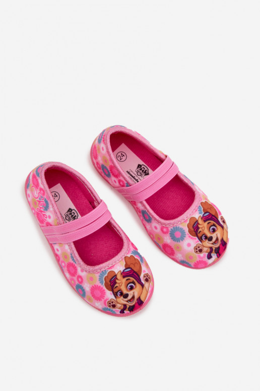 Ballet Flats Slippers For Girls Psi Patrol Skye Pink Ravellina