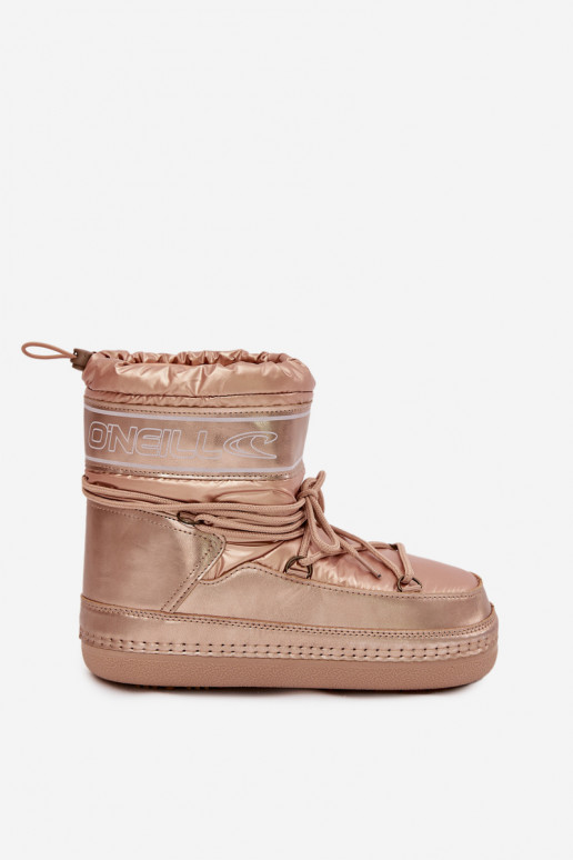 Women's Snow Boots With Laces O'NEILL LISA WOMEN HIGH 90253012.99U Gold