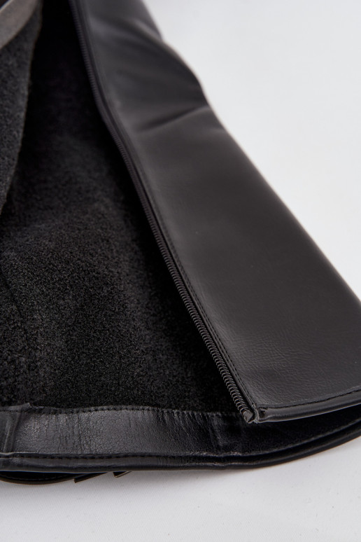 Kozaki Damskie Ocieplane Na ObcasiewithKlamrą Vinceza 58589 Czarne