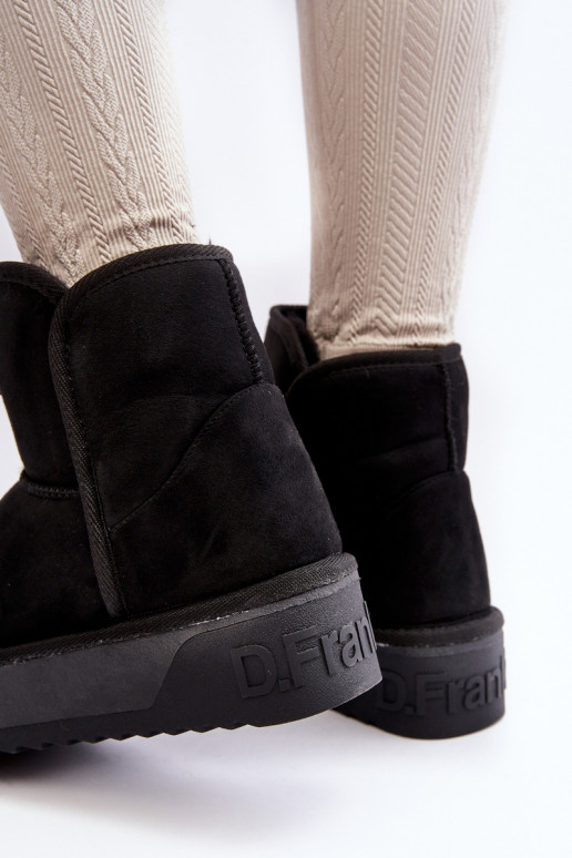 Vegan Waterproof Snow Boots On Platform DFranklin DFSH371004 Black
