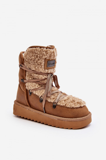 Waterproof Platform Vegan Snow Boots D.Franklin DFSH370004 Brown 2