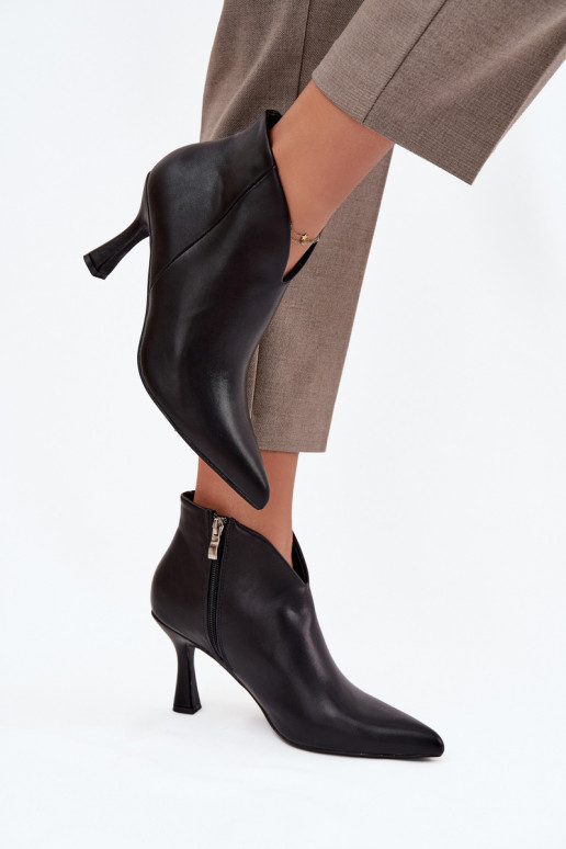 Patent Low Women's Boots on Heel Black Jolivra Patent Low Women's Boots on Heel Black Jolivra