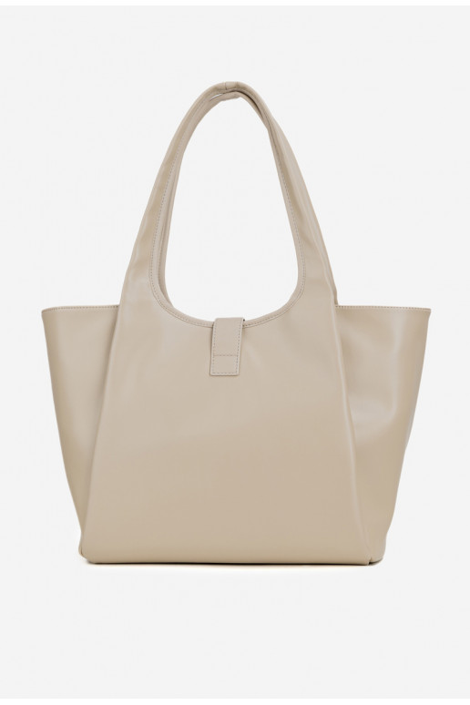 Torebka ShopperkawithKlamrą NOBO BAG6010-015 Jasnobeżowa