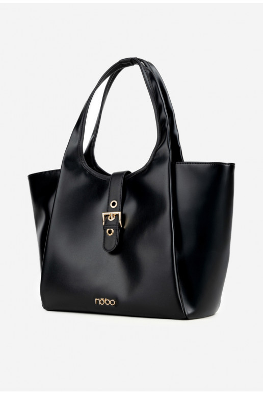 Torebka ShopperkawithKlamrą NOBO BAG6010-020 Czarna