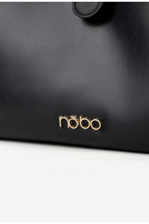 Shopper Bag with Clasp NOBO BAG6010-020 Black