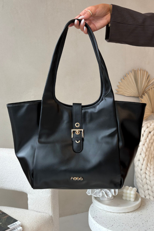 Torebka ShopperkawithKlamrą NOBO BAG6010-020 Czarna