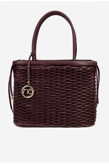 Torebka Typu Shopper NOBO BAG5940-005 Bordowa