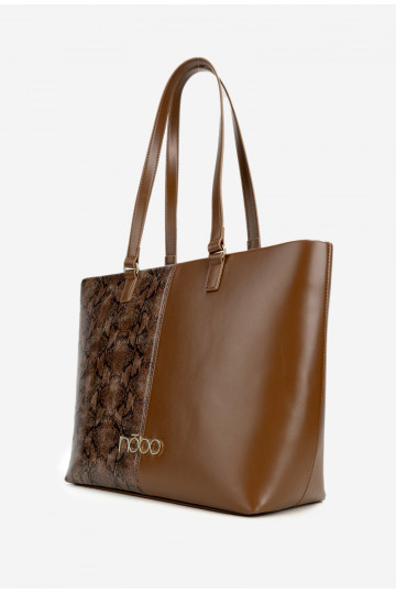 Shopper Bag Animal Pattern NOBO BAG5740-M17 Brown 2