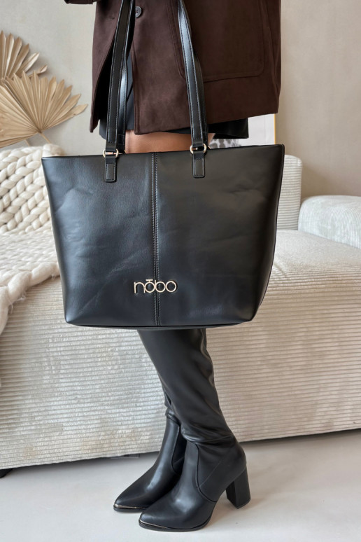 Shopper Bag NOBO BAG5740-020 Black Shopper Bag NOBO BAG5740-020 Black