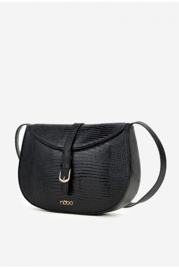 Messenger Bag with Small Pattern NOBO BAG5780-M20 Black 2