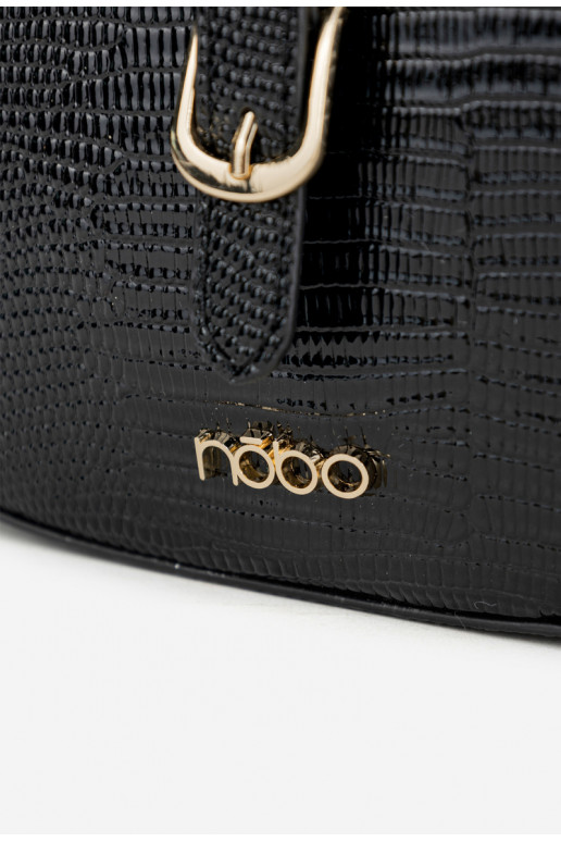 Torebka ListonoszkawithDrobnym Tłoczeniem NOBO BAG5780-M20 Czarna