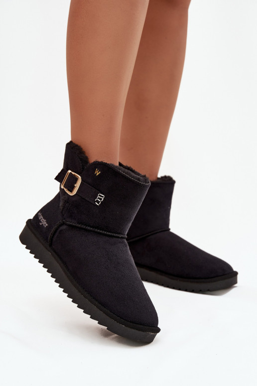 Śniegowce DamskiewithKlamrą Wrangler 20253091.25Y Czarne