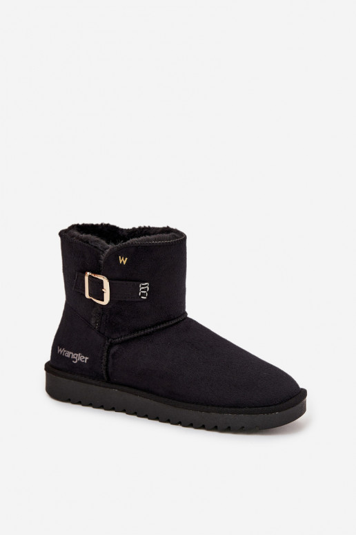 Śniegowce DamskiewithKlamrą Wrangler 20253091.25Y Czarne