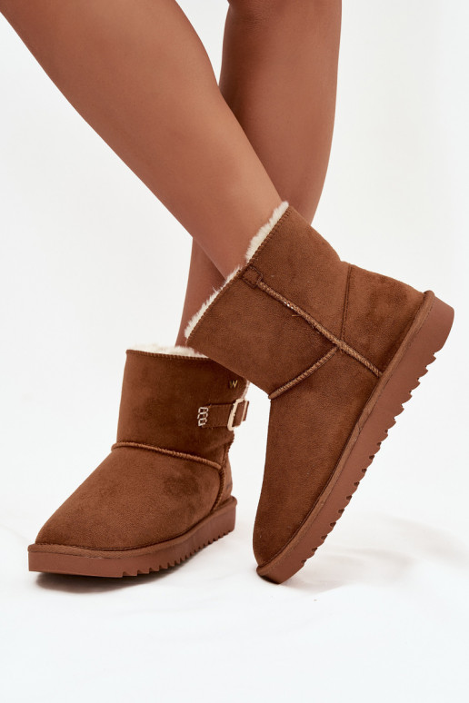 Śniegowce DamskiewithKlamrą Wrangler 20253091.37B Camel