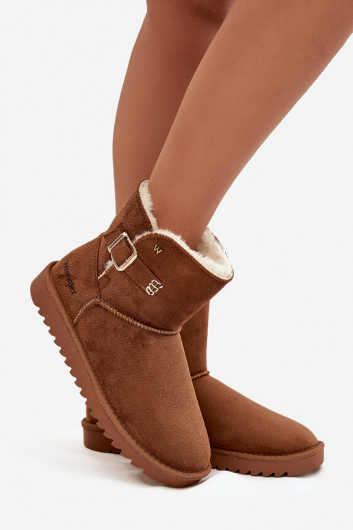 Śniegowce DamskiewithKlamrą Wrangler 20253091.37B Camel