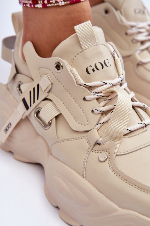 Sport Sneakers Shoes GOE MM2N4015 Beige