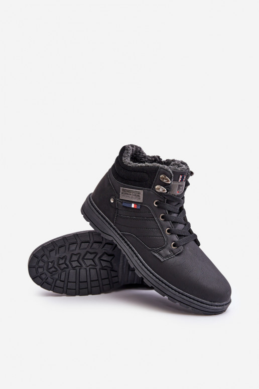 Ocieplane Trapery Męskie McBraun Czarne