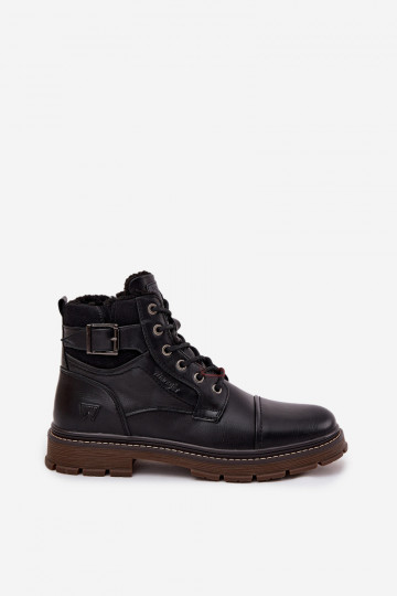 Buty Zimowe Męskie Wrangler 20253035.11A Ciemnobrązowe 2