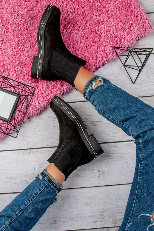 black Inomen s boots