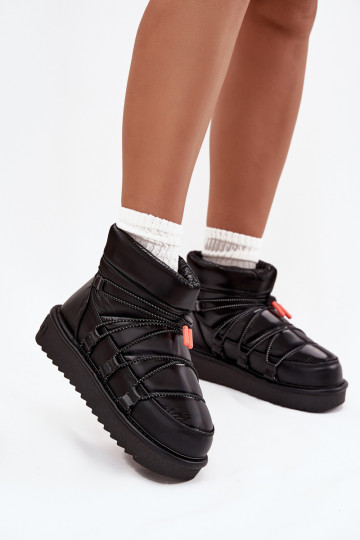Women's snow boots on platform DFranklin DFSH370020 Black 2