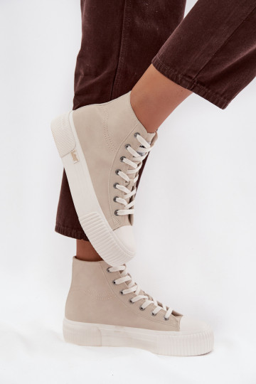 Women's Sneakers On Platform LEE 50253002.35E ISLA WOMEN MID Beige