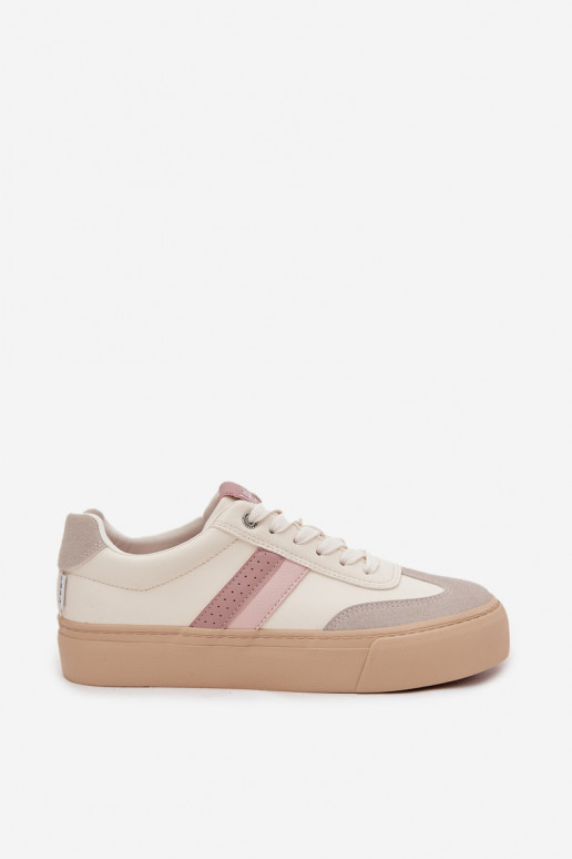 Sneakersy Damskie LEE AILANI WOMEN LOW 50253004.02A Zgaszona Biel