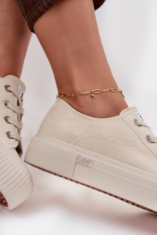 Women's Platform Sneakers LEE ISLA C WOMEN LOW 50253001.35E Beige