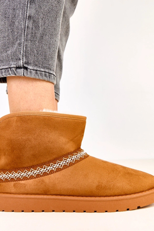 Karmelowe niskie śniegowce z... Karmelowe niskie śniegowce z...