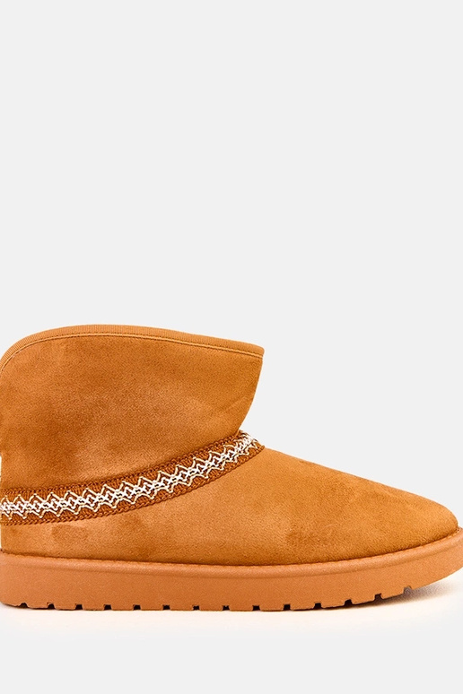 Karmelowe niskie śniegowce z... Karmelowe niskie śniegowce z...