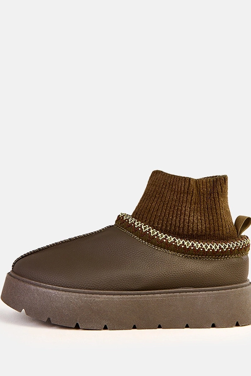 Zielone śniegowce ze skarpetkową... Zielone śniegowce ze skarpetkową...