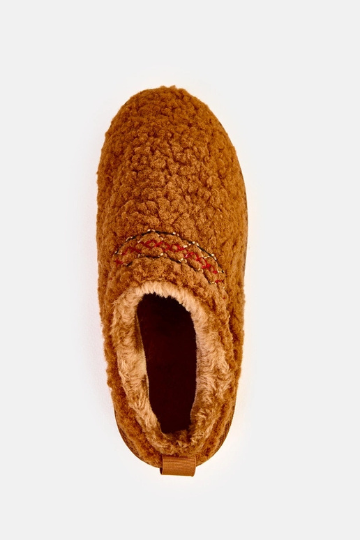 Brązowe niskie śniegowce na... Brązowe niskie śniegowce na...