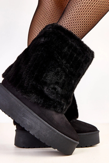 Czarne śniegowce na... 2