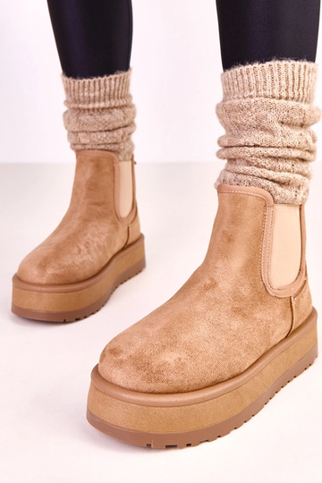 Ciemnobeżowe niskie... 2