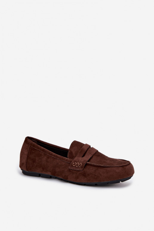 Loafers Moccasins Ladies Flat Dark Brown Soreline Loafers Moccasins Ladies Flat Dark Brown Soreline
