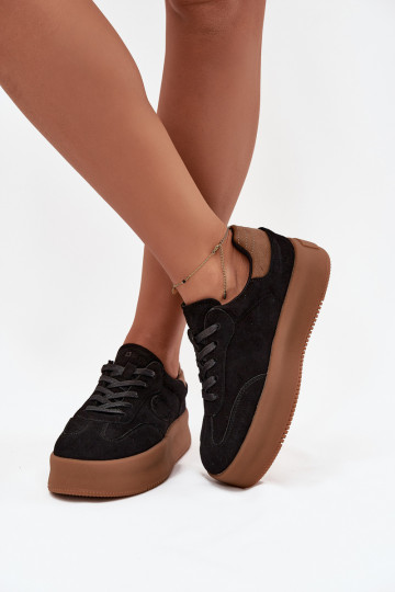Women's Sneakers on Platform Big Star SS274761 Black