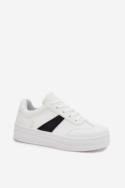 Women's Sneakers on Platform White Elvessia