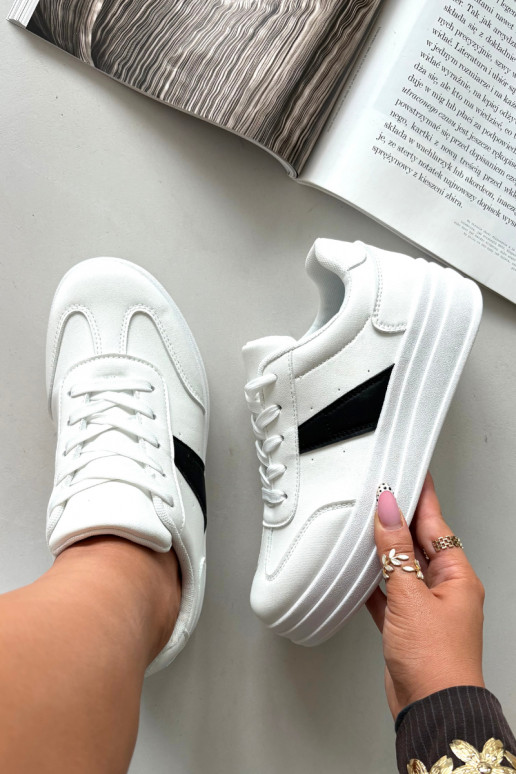 Women's Sneakers on Platform White Elvessia