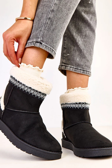 Czarne niskie śniegowce... 2