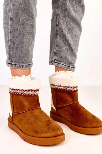 Karmelowe niskie śniegowce...