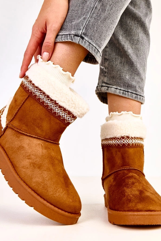 Karmelowe niskie śniegowce zdobione... Karmelowe niskie śniegowce zdobione...