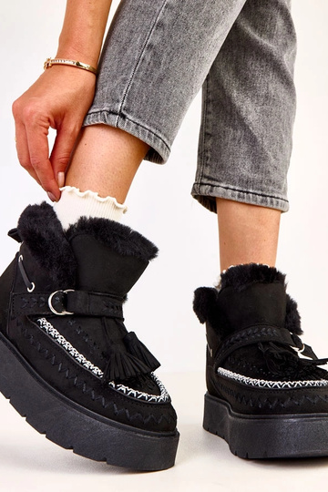 Czarne śniegowce na... 2