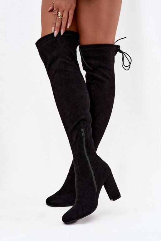 Women's Stiletto Boots Black Xamarin