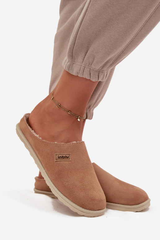Women's slippers Home footwear Inblu CS000045 Camel