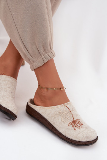 Women's House Shoes Slippers Inblu NL000011 Beige