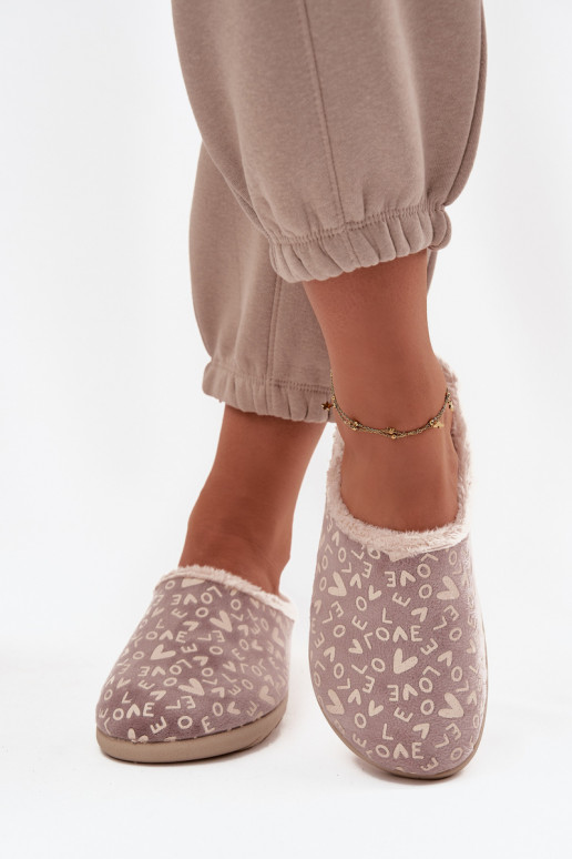 Women's slippers Love Inblu ET000032 Beige