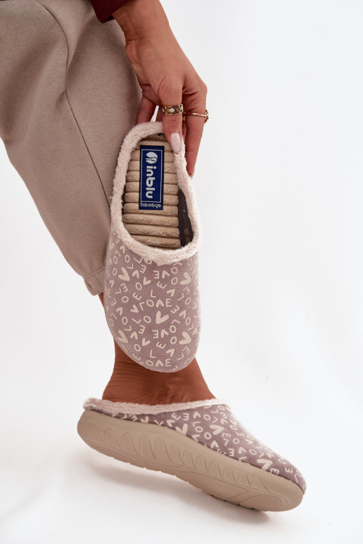 Kapcie Damskie Love Inblu ET000032 Beżowe