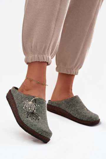 Women's House Shoes Slippers Inblu NL000011 Green 2
