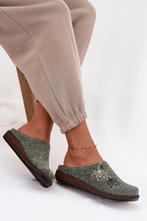 Women's House Shoes Slippers Inblu NL000011 Green