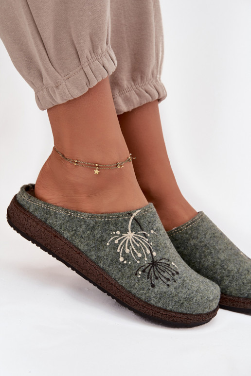 Women's House Shoes Slippers Inblu NL000011 Green